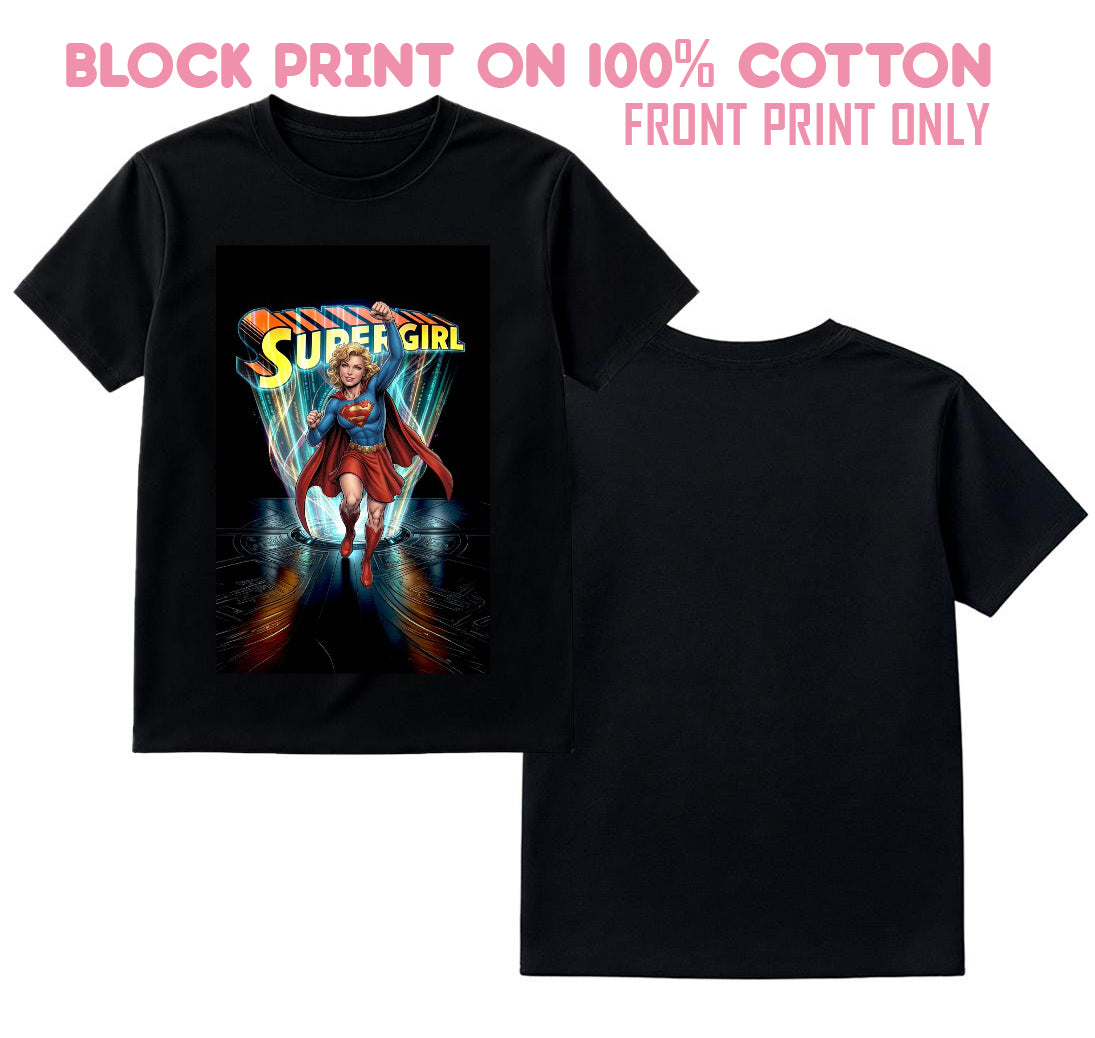SUPERGIRL GO All Over Print Shirt & Tank Top - ORIGINAL ART