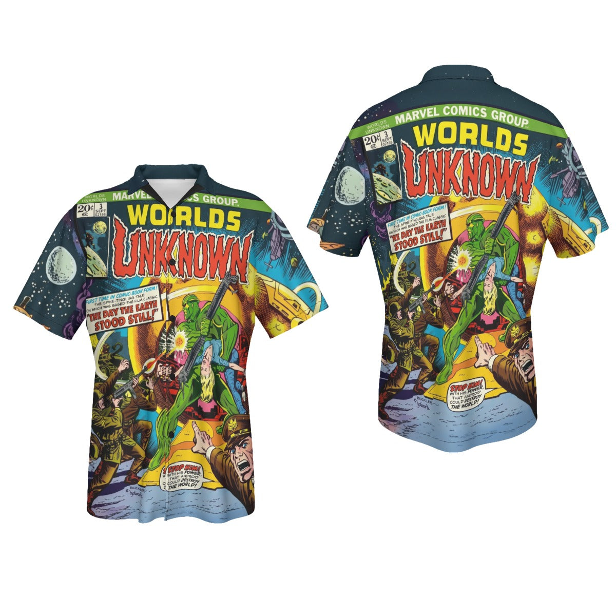 WORLDS UNKNOWN All Over Print Shirt & Tank Top - BUCKLER ART