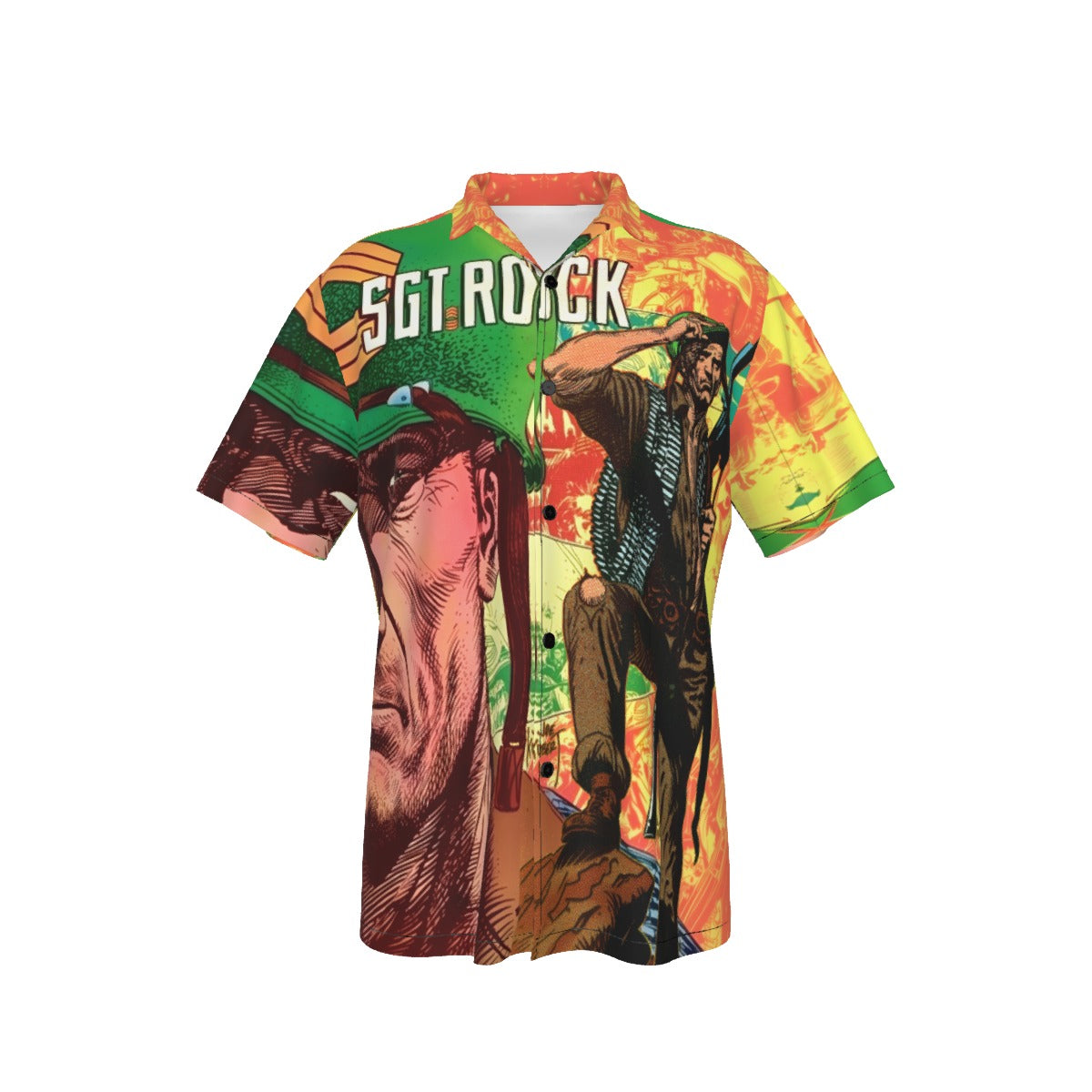 SGT ROCK TRIBUTE SHIRT ALL OVER PRINT SHIRT AND TANK TOP