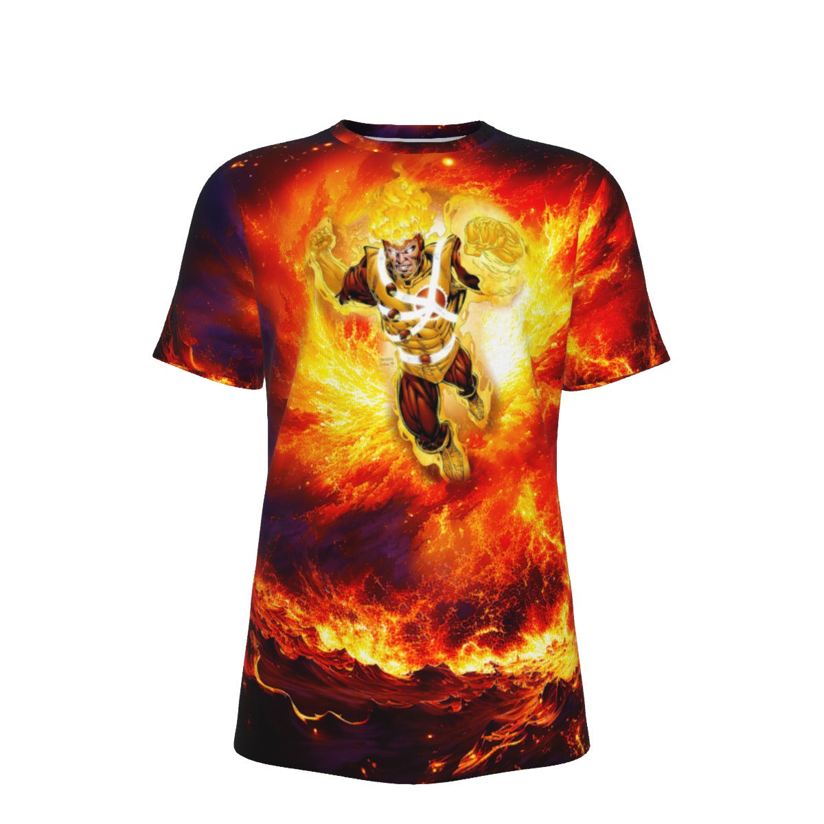 FIRESTORM BURST OVER PRINT SHIRT AND TANK TOP - REFRESH