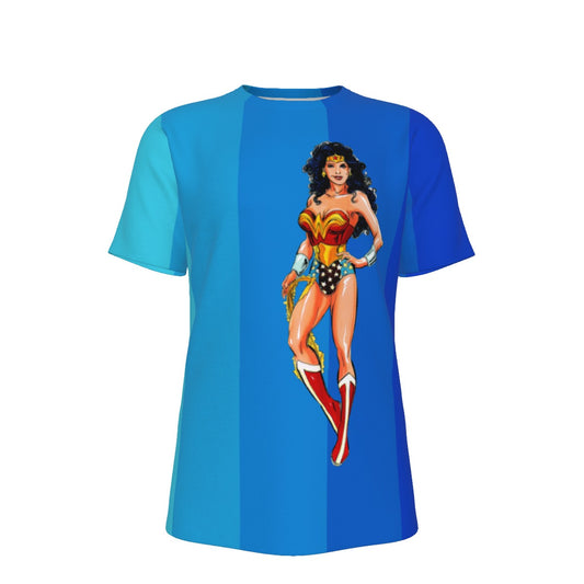 WONDER WOMAN SKETCH ALL OVER PRINT SHIRT AND TANK TOP- GEORGE PEREZ TRIBUTE