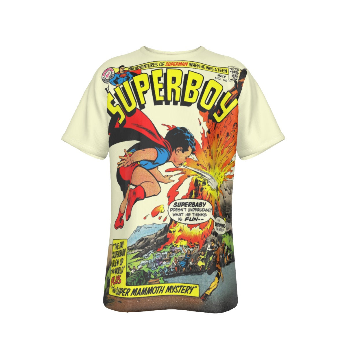 SUPERBOY 167 OVER PRINT SHIRT AND TANK TOP - NEAL ADAMS ART