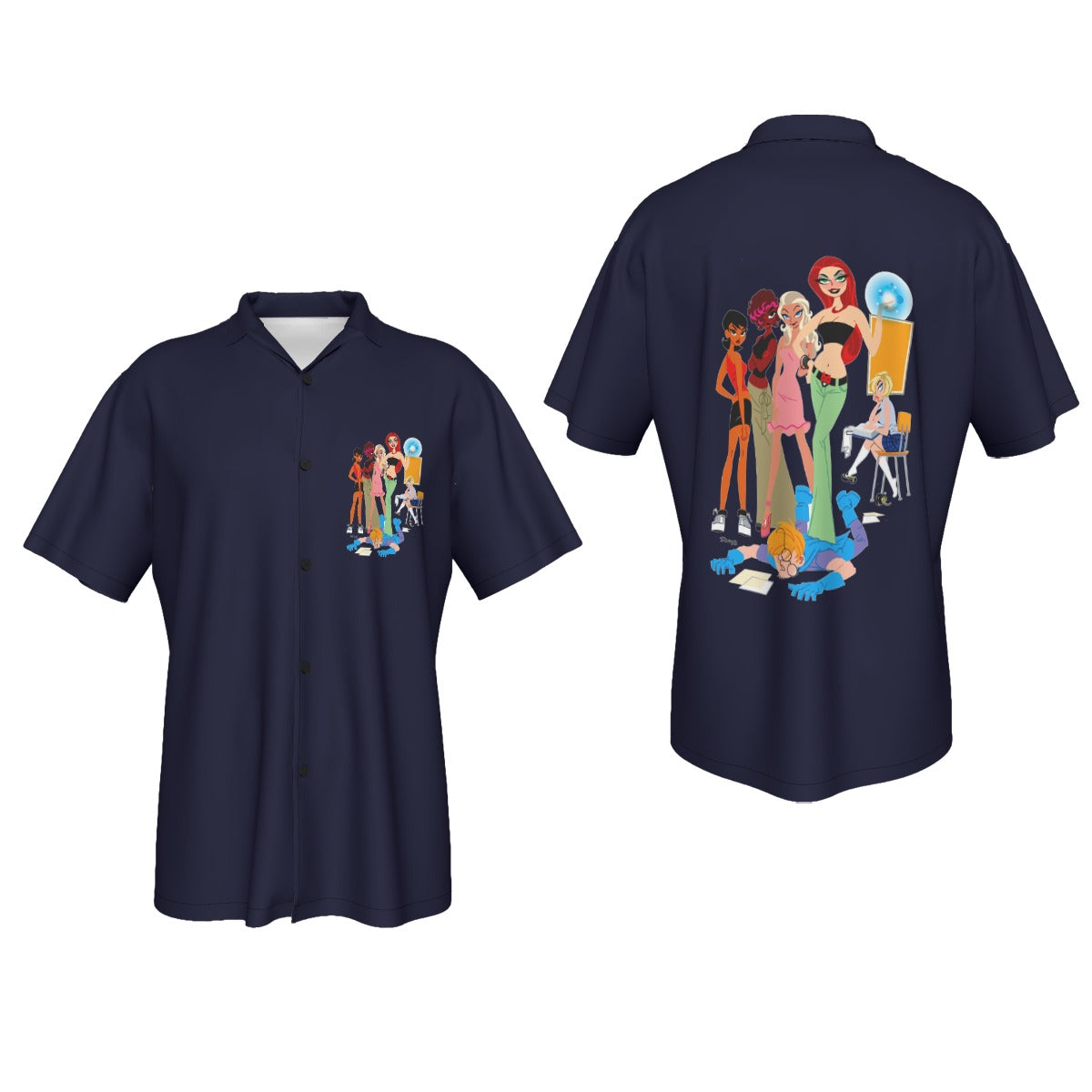 BAD GIRLS 1 All Over Print Shirt & Tank Top - DARWYN COOKE ART