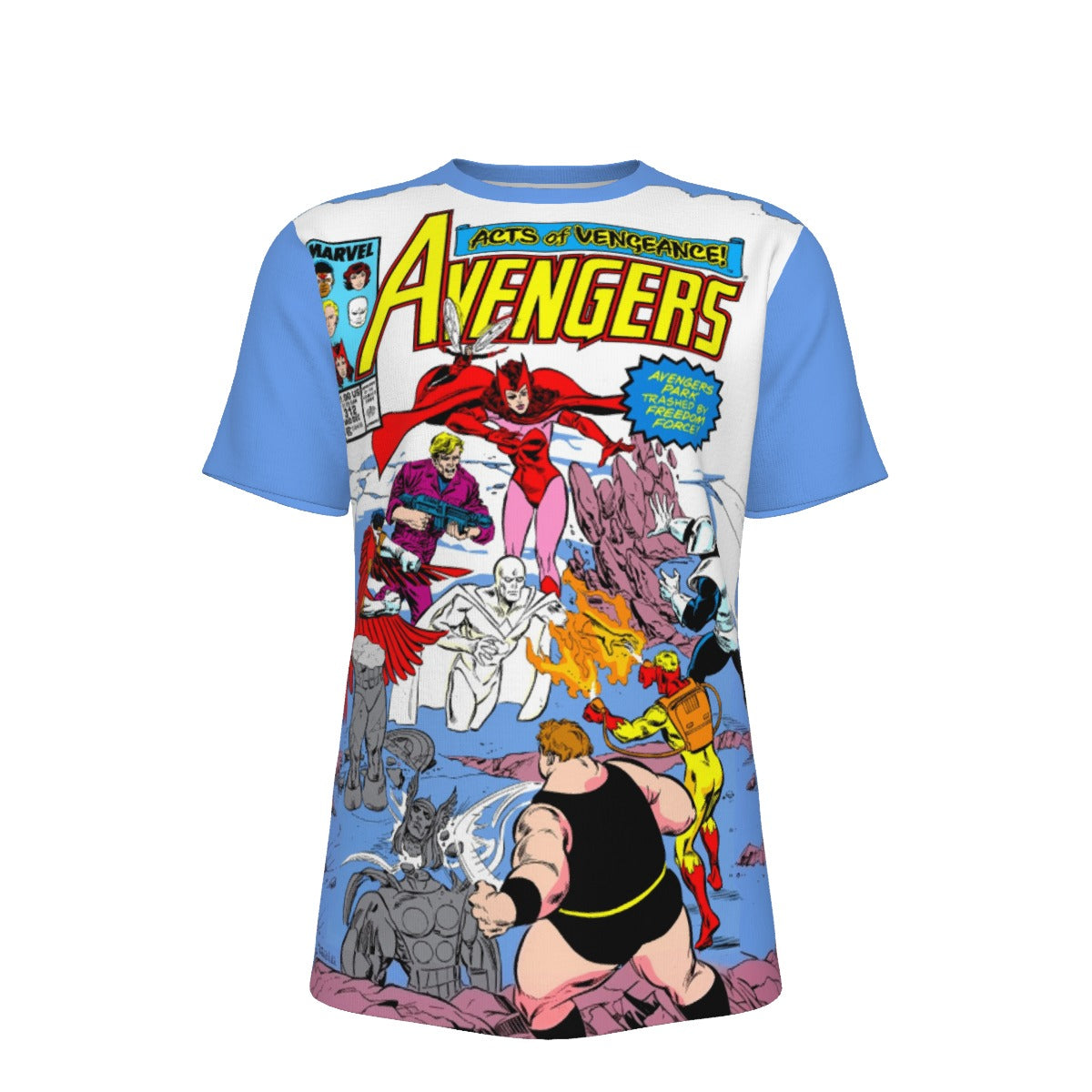 AVENGERS 312 OVER PRINT SHIRT AND TANK TOP