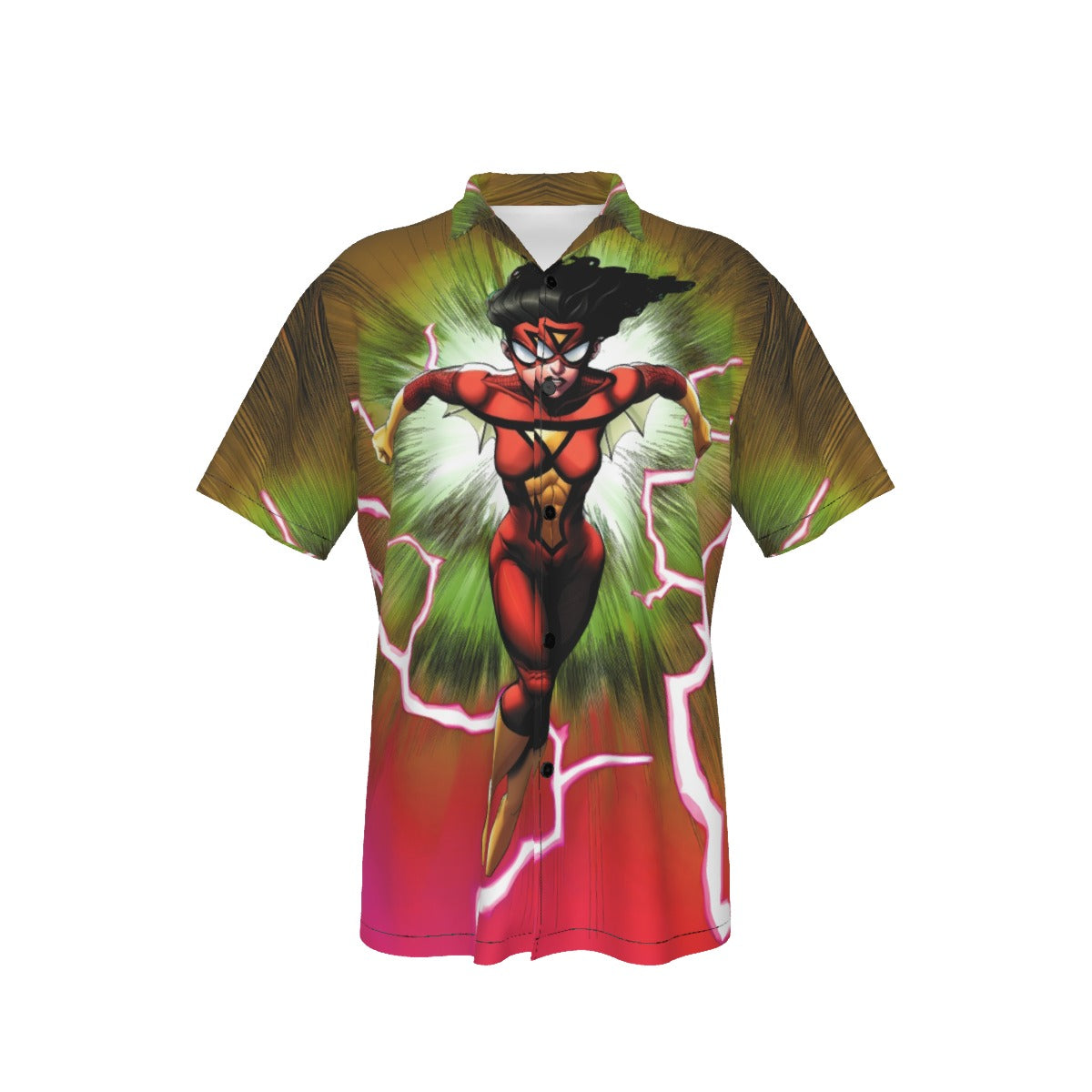 SPIDER WOMAN READY OVER PRINT SHIRT AND TANK TOP-ORIGINAL ART