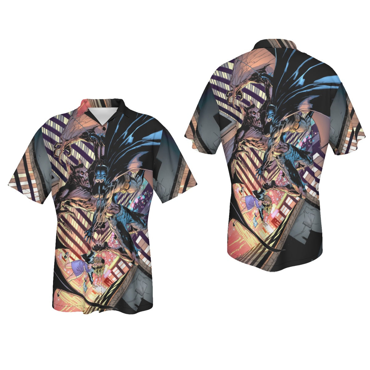 MANBAT PIN UP All Over Print Shirt & Tank Top- DOUG MAHNKE ART