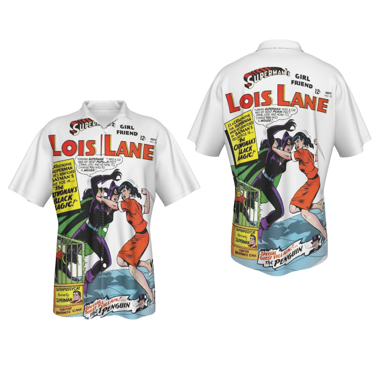 LOIS LANE 70 All Over Print Shirt & Tank Top  with Catwoman
