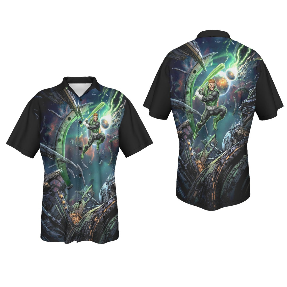 GUY GARDNER GO All Over Print Shirt & Tank Top - ORIGINAL ART BY EKA