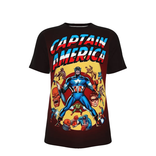 CAPTAIN AMERICA HERO OR HOAX ALL OVER PRINT SHIRT AND TANK TOP