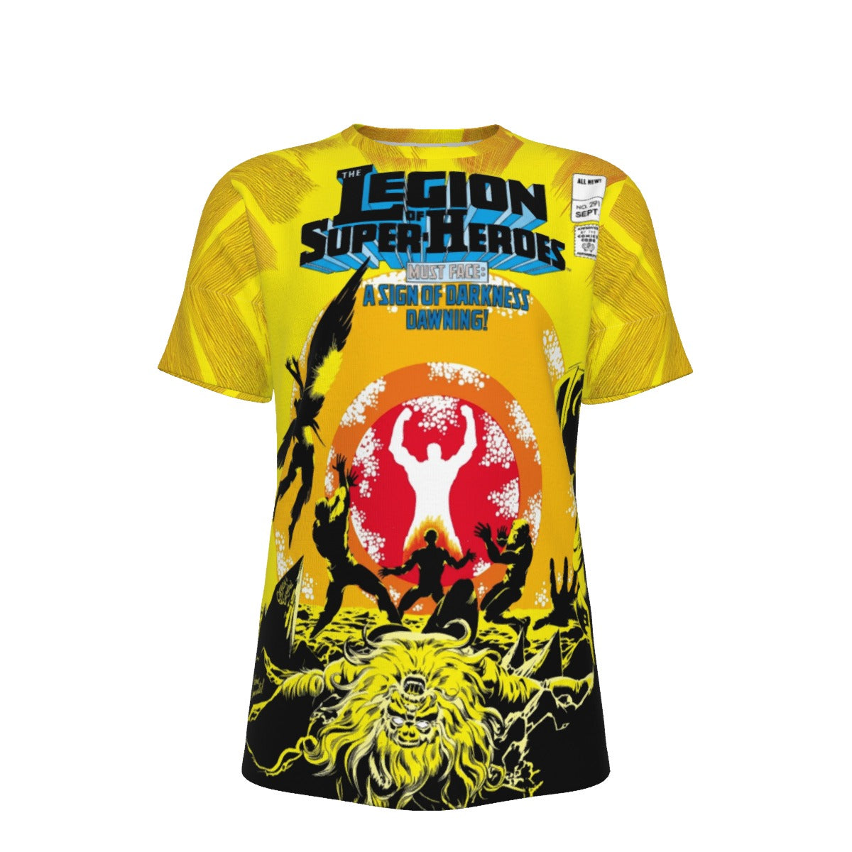 LEGION OF SUPERHEROES 291  All Over Print Shirt & Tank Top -THE GREAT DARKNESS SAGA