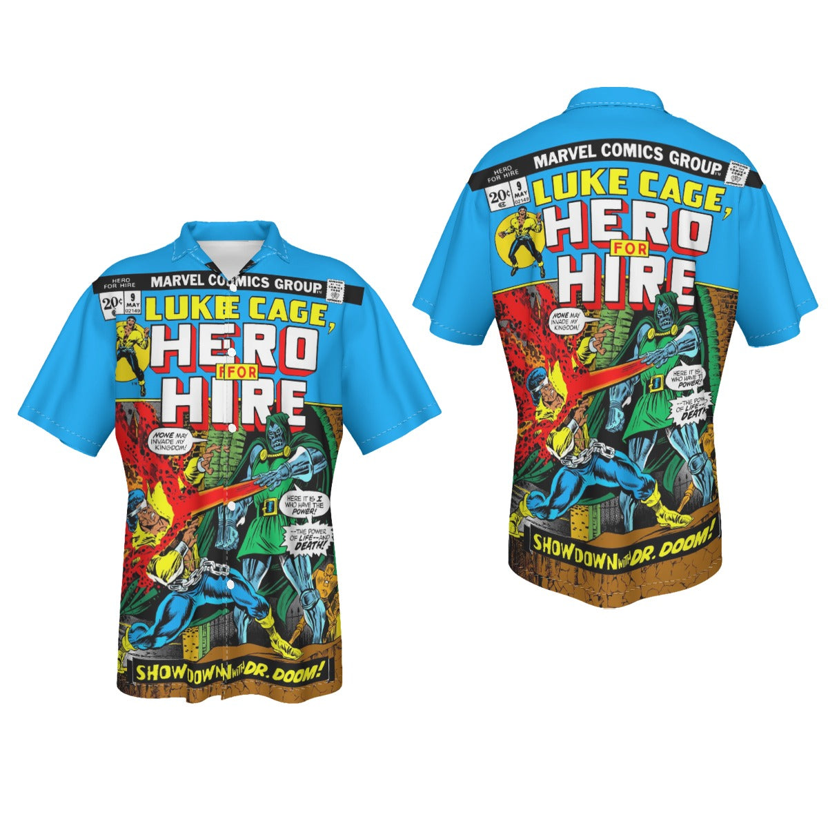 LUKE CAGE POWERMAN 19  Over Print Shirt & Tank Top