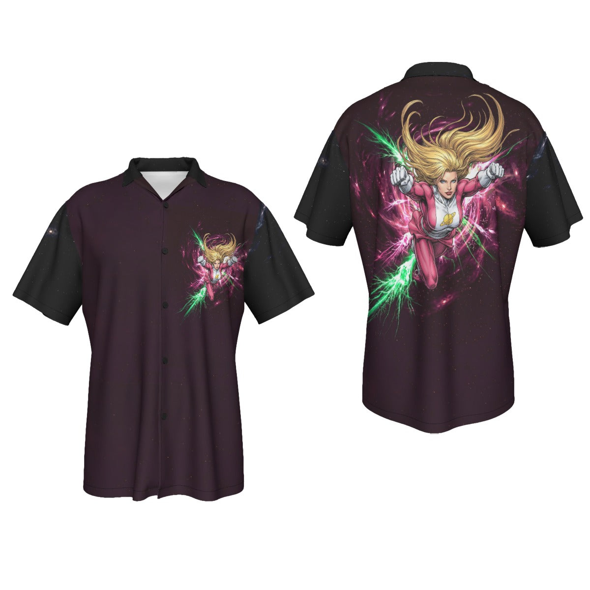 SATURN GIRL RUSH All Over Print Shirt & Tank Top - LEGION RUSH SERIES - ORIGINAL ART