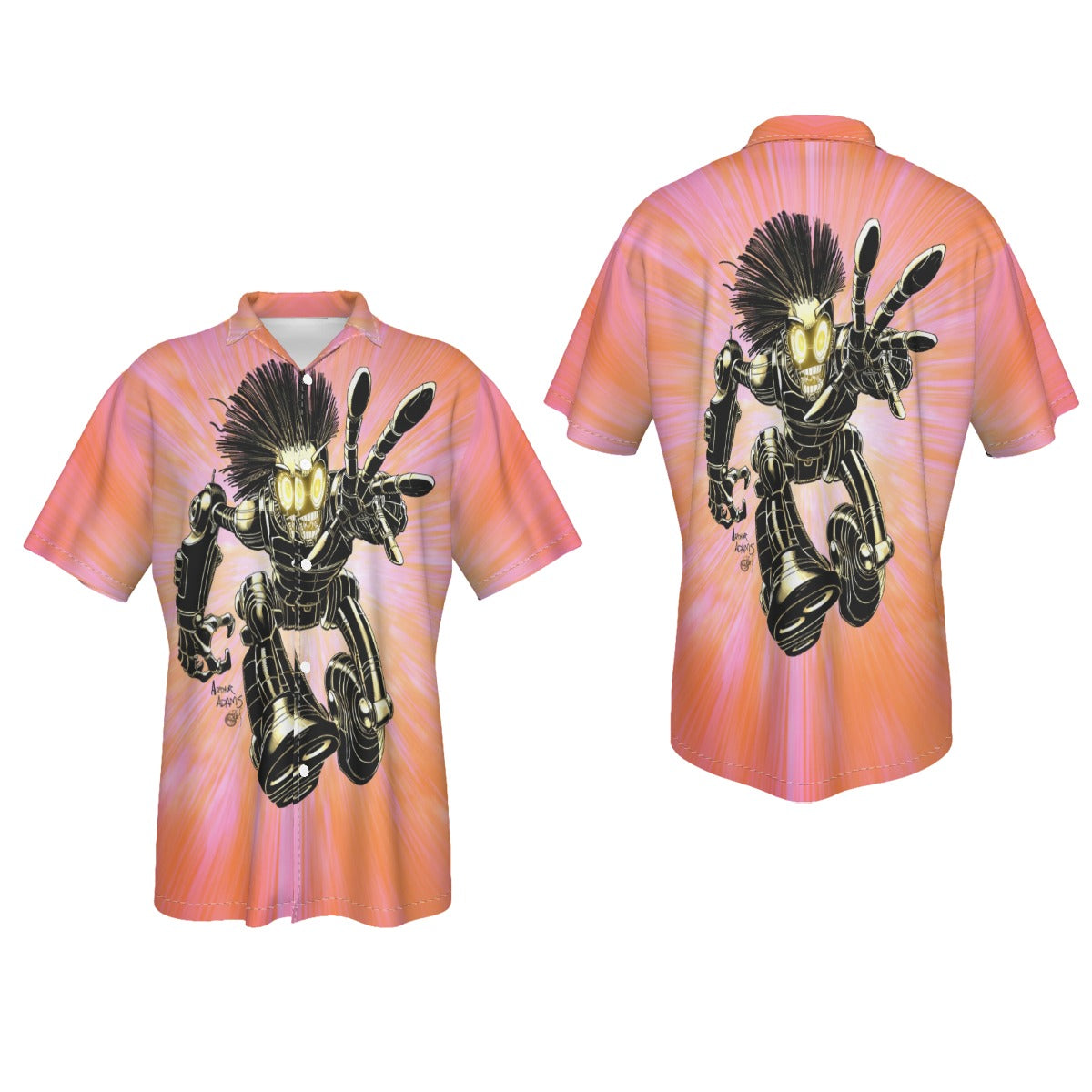 WARLOCK All Over Print Shirt & Tank Top -ARTHUR ADAMS
