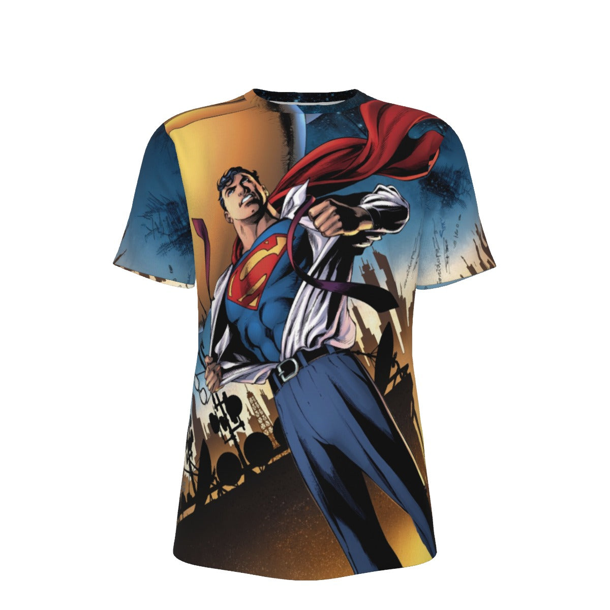 DC NATION 0 SUPERMAN LIFT All Over Print Shirt & Tank Top