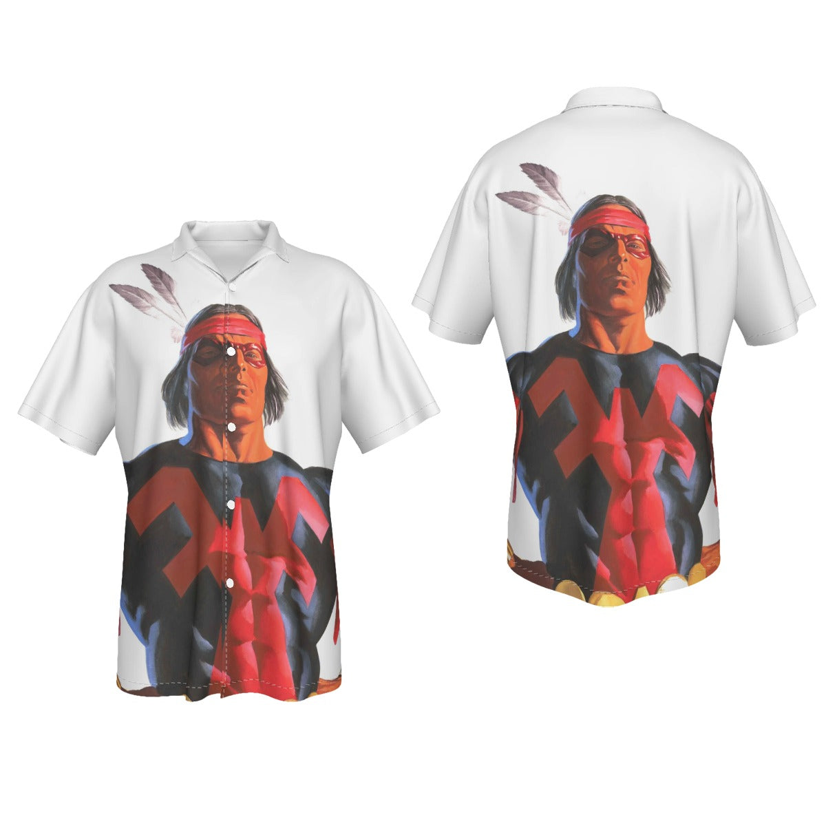 THUNDERBIRD PINUP All Over Print Shirt & Tank Top - ALEX ROSS ART