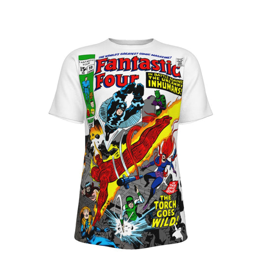FANTASTIC FOUR 99 ALL OVER PRINT SHIRTS AND TANK TOP