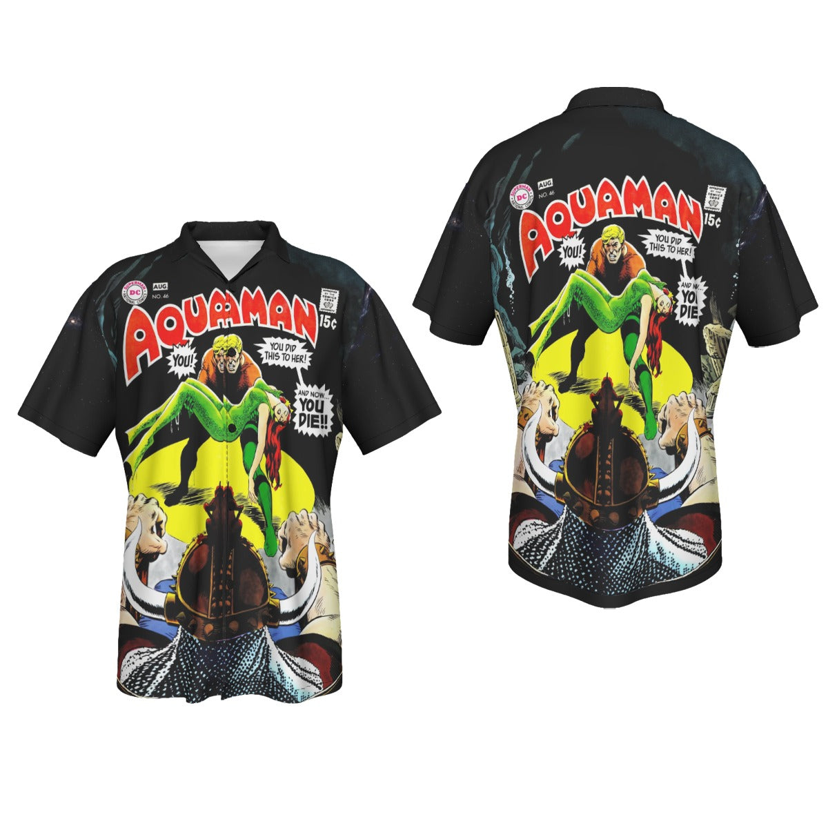 AQUAMAN 46 All Over Print Shirt & Tank Top