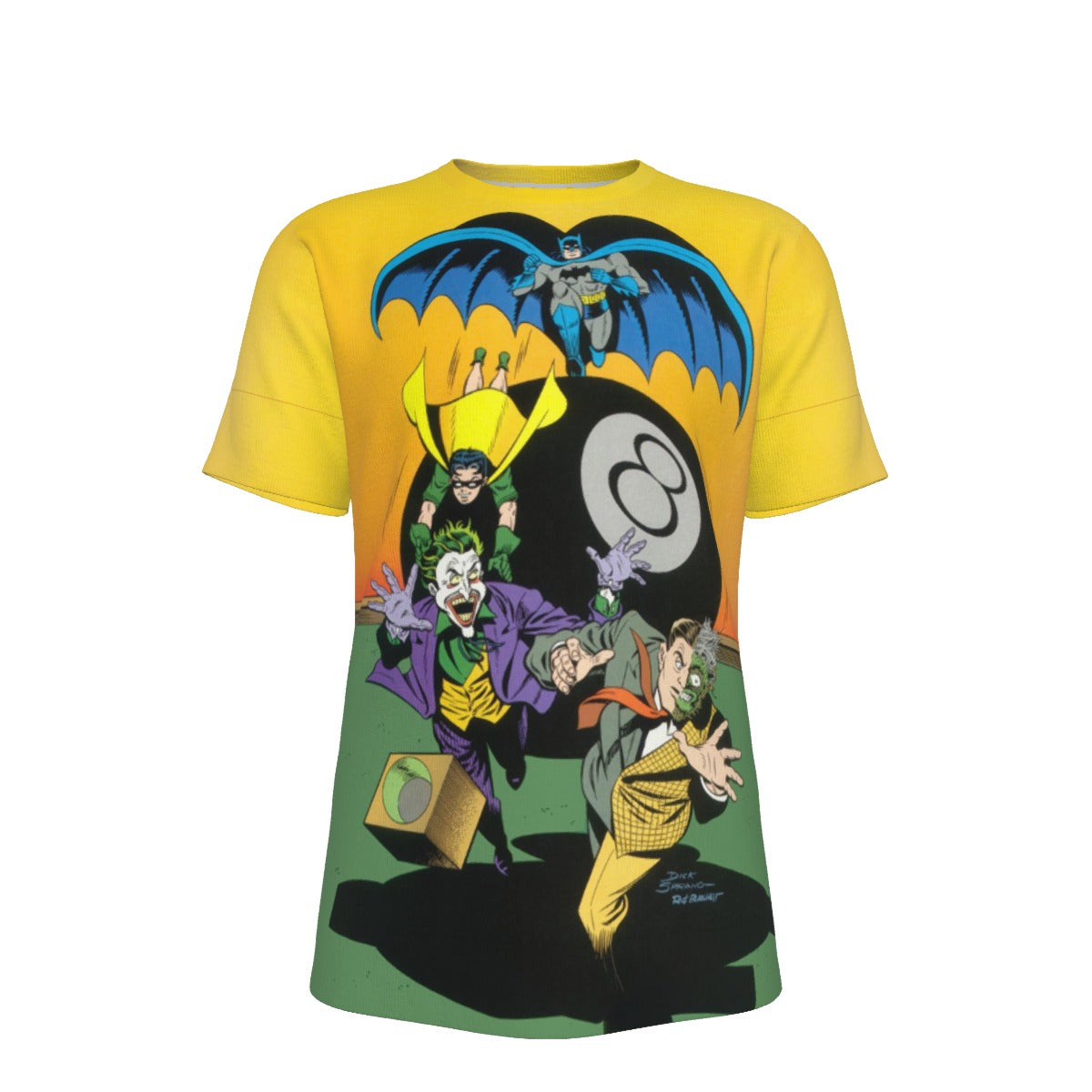 BATMAN & ROBIN PIN UP All Over Print Shirt & Tank Top - DICK SPRANG ART