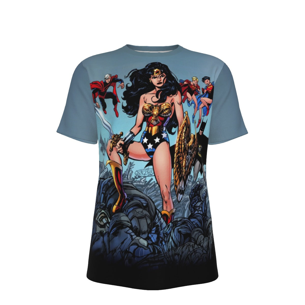 GENERATIONS 3 WONDER WOMAN All Over Print Shirt & Tank Top - JOHN BYRNE ART