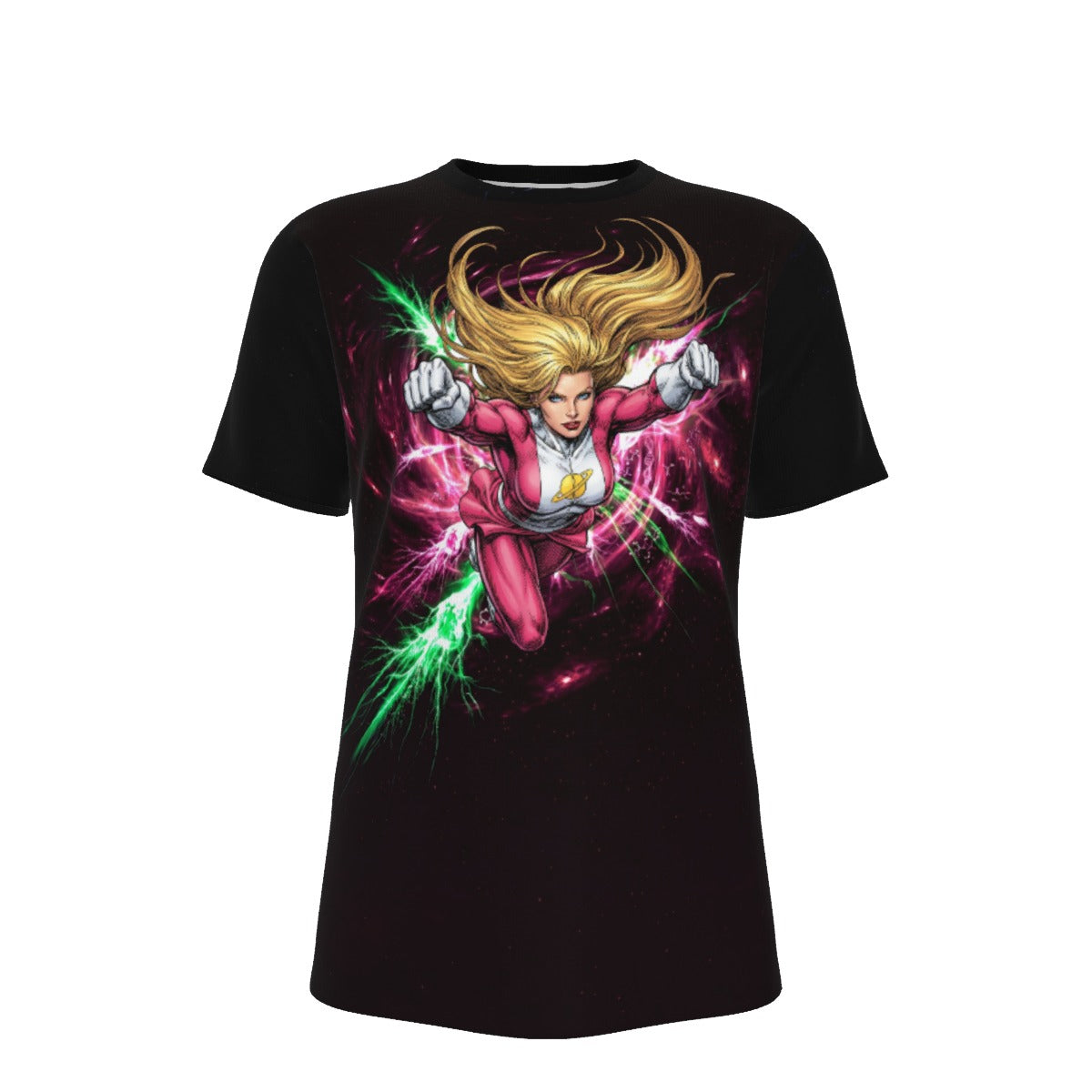 SATURN GIRL RUSH All Over Print Shirt & Tank Top - LEGION RUSH SERIES - ORIGINAL ART