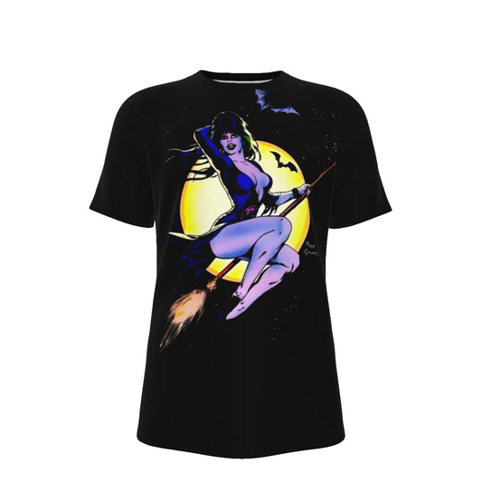 ELVIRA THE WITCH ALL OVER PRINT SHIRT AND TANK TOP