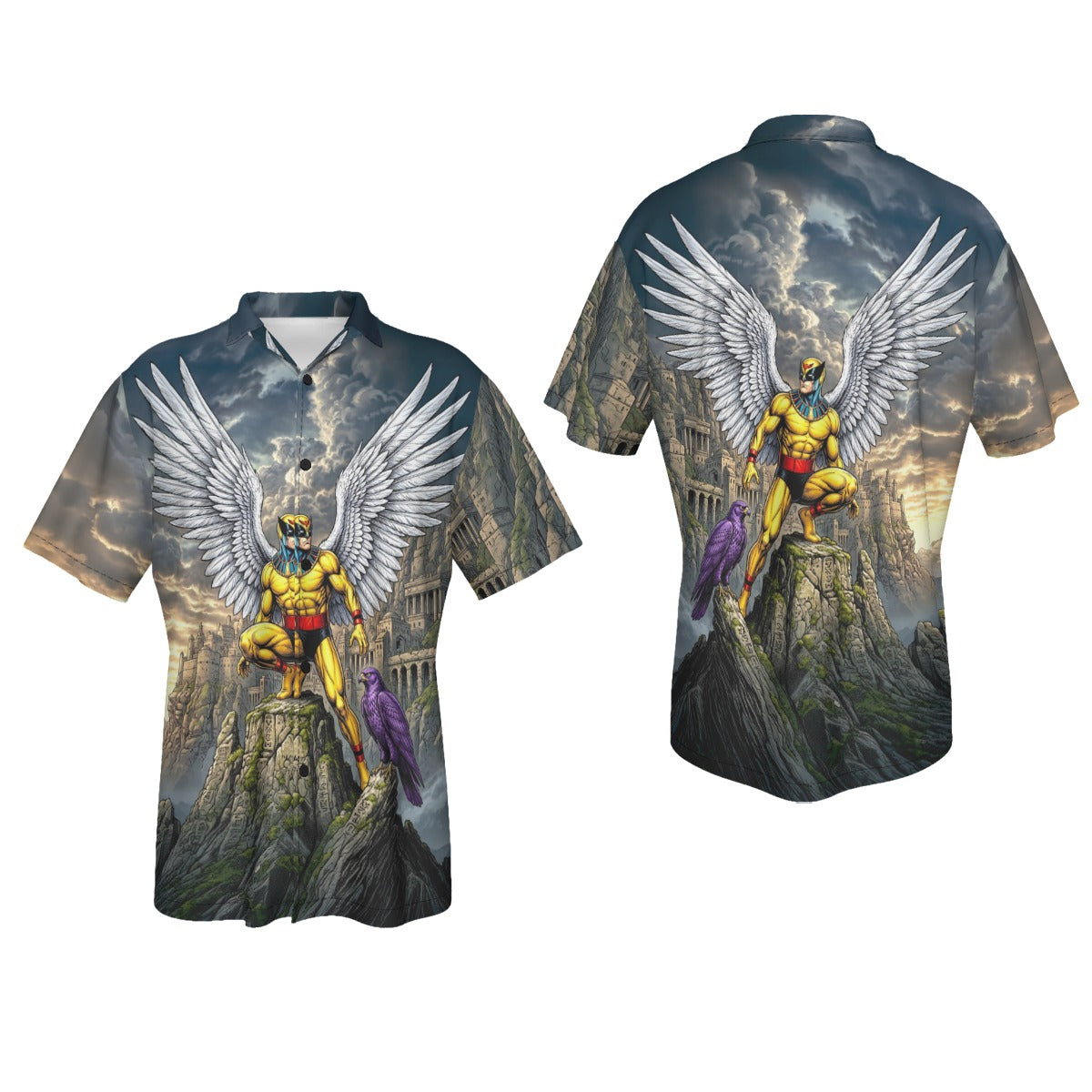 BIRDMAN GO All Over Print Shirt & Tank Top - OROIGINAL ART BY EKA