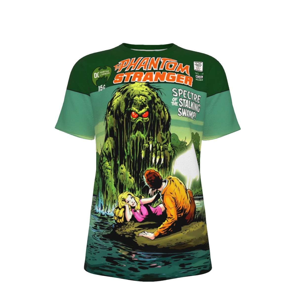 PHANTOM STRANGER 14 All Over Print Shirt & Tank Top - SWAMP THING -NEAL ADAMS ART