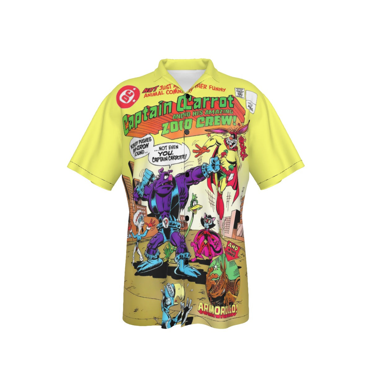 CAPTAIN CARROT AND THE AMAZING ZOO CREW 2 OVER PRINT SHIRT AND TANK TOP