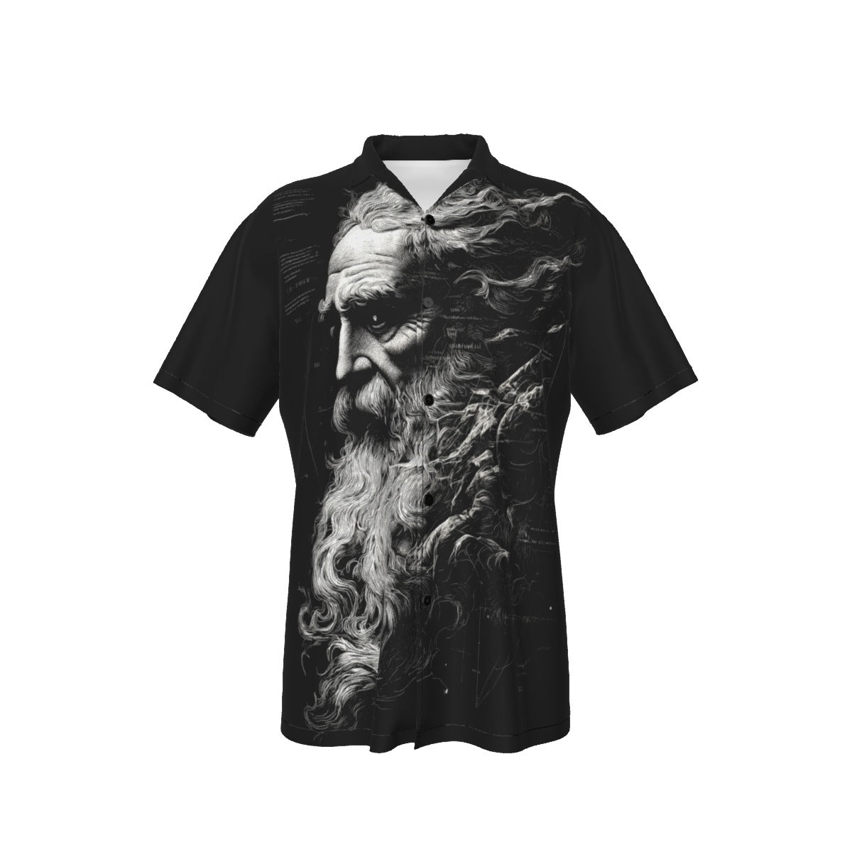 THE DAVINCI BEARD ALL OVER PRINT SHIRT AND TANK TOP -ORIGINAL ART