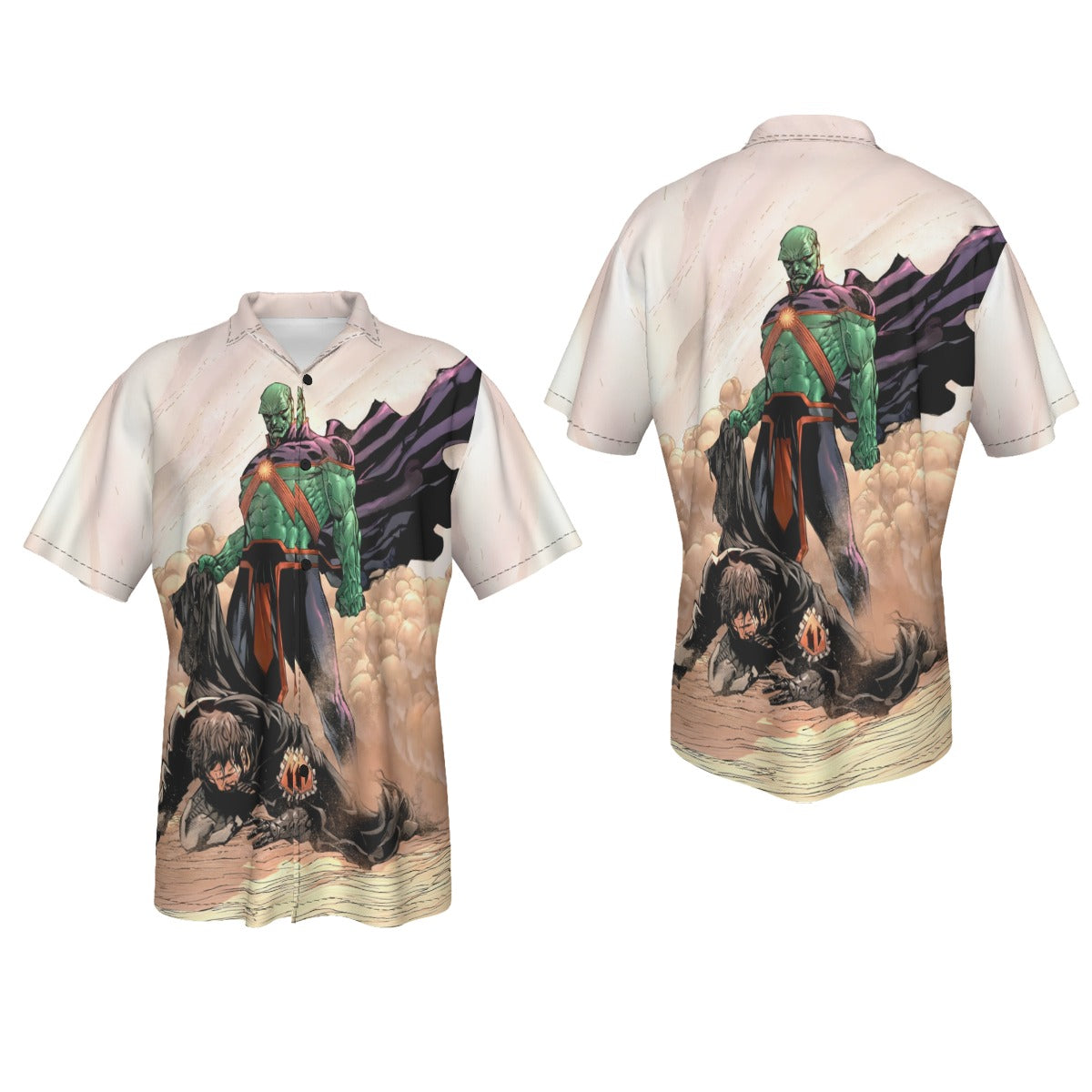 BATMAN WONDER WOMAN 3 All Over Print Shirt & Tank Top - FLASH - MARTIAN MANHUNTER PAGE