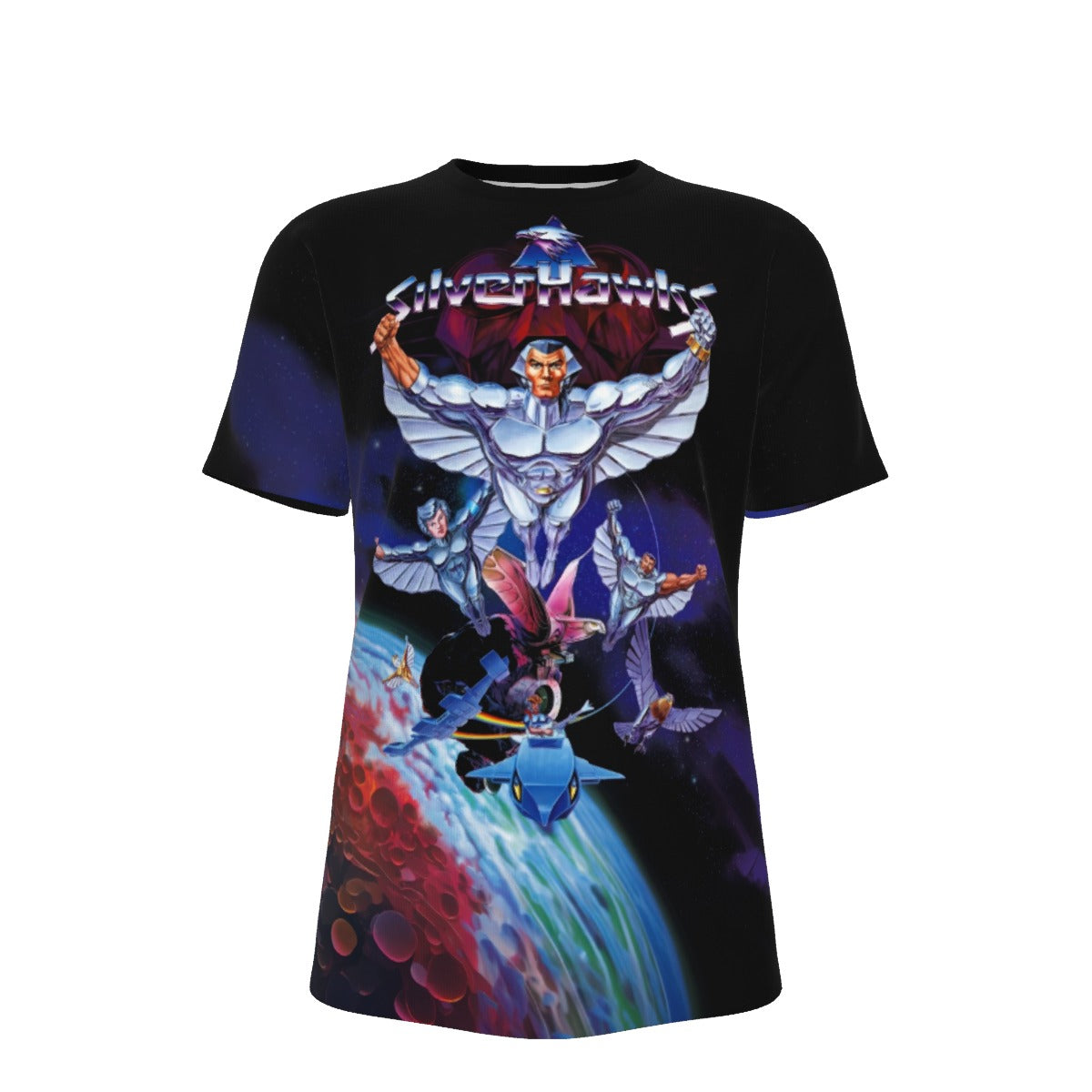 SILVERHAWKS Over Print Shirt & Tank Top