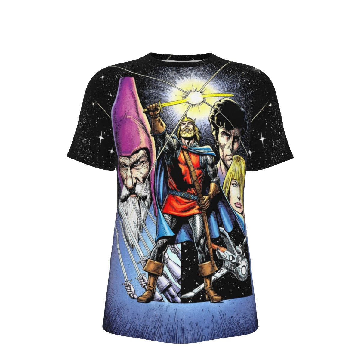 CAMELOT 3000 TRIBUTE ALL OVER PRINT SHIRT AND TANK TOP- ORIGINAL ART