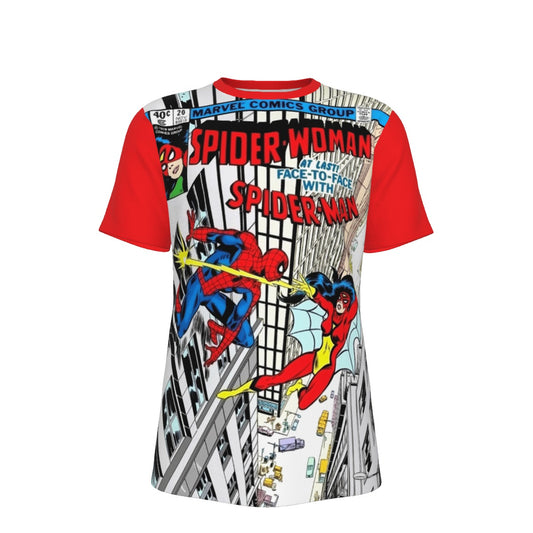 SPIDERWOMAN 20 ALL OVER PRINT SHIRT AND TANK TOP- SPIDERMAN
