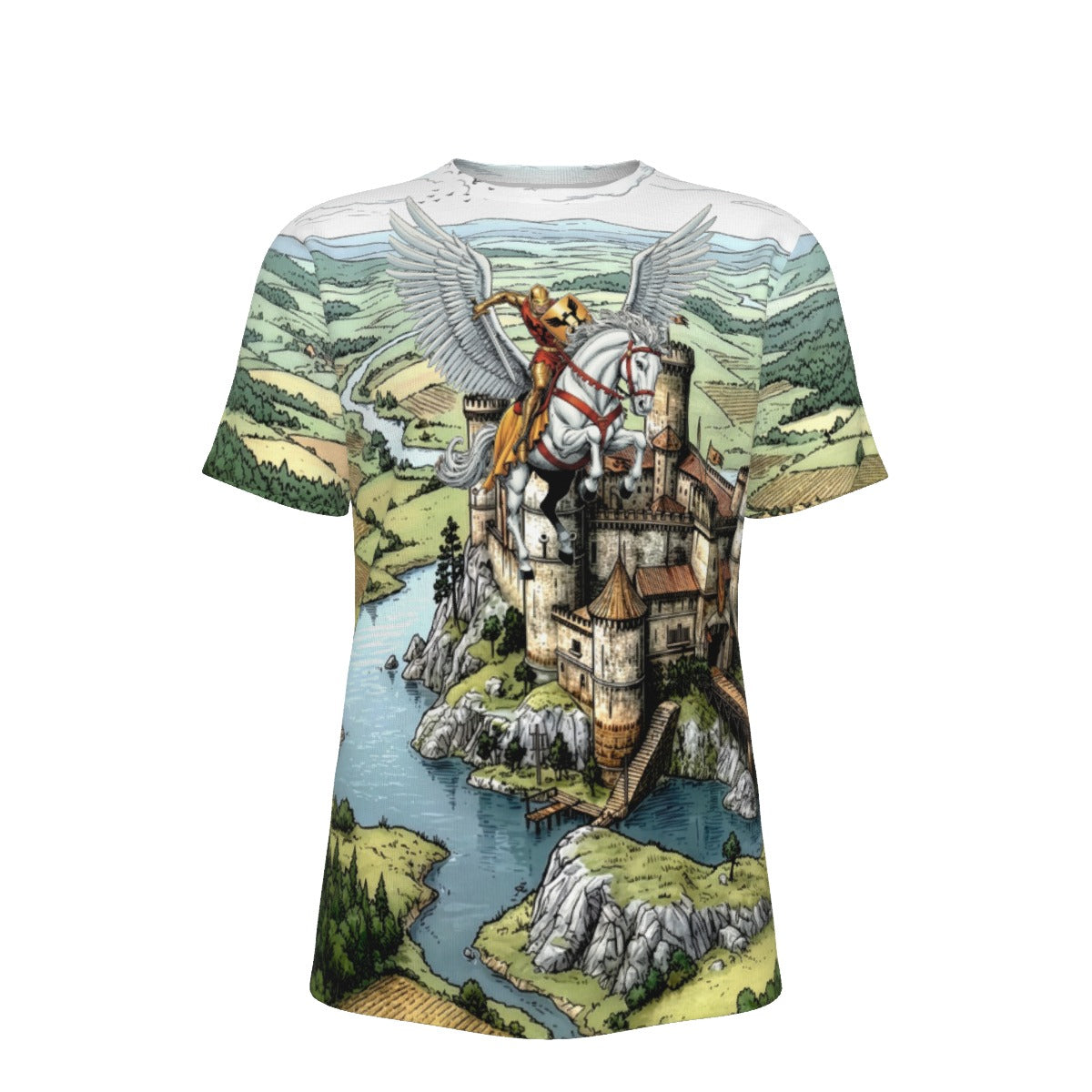 SHINING KNIGHT GO All Over Print Shirt & Tank Top - ORIGINAL ART