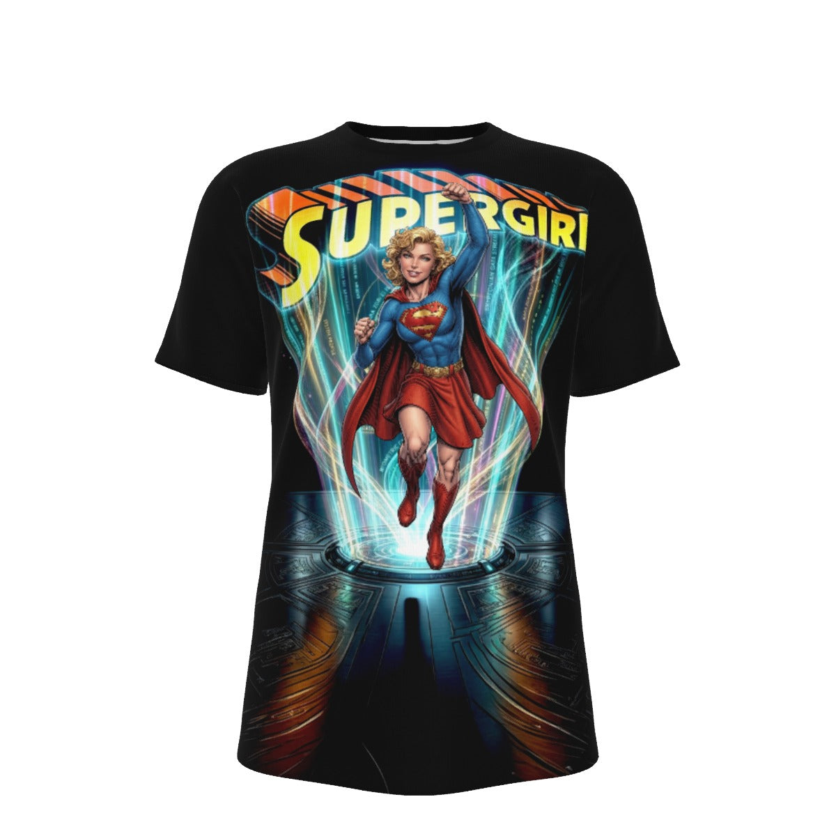 SUPERGIRL GO All Over Print Shirt & Tank Top - ORIGINAL ART