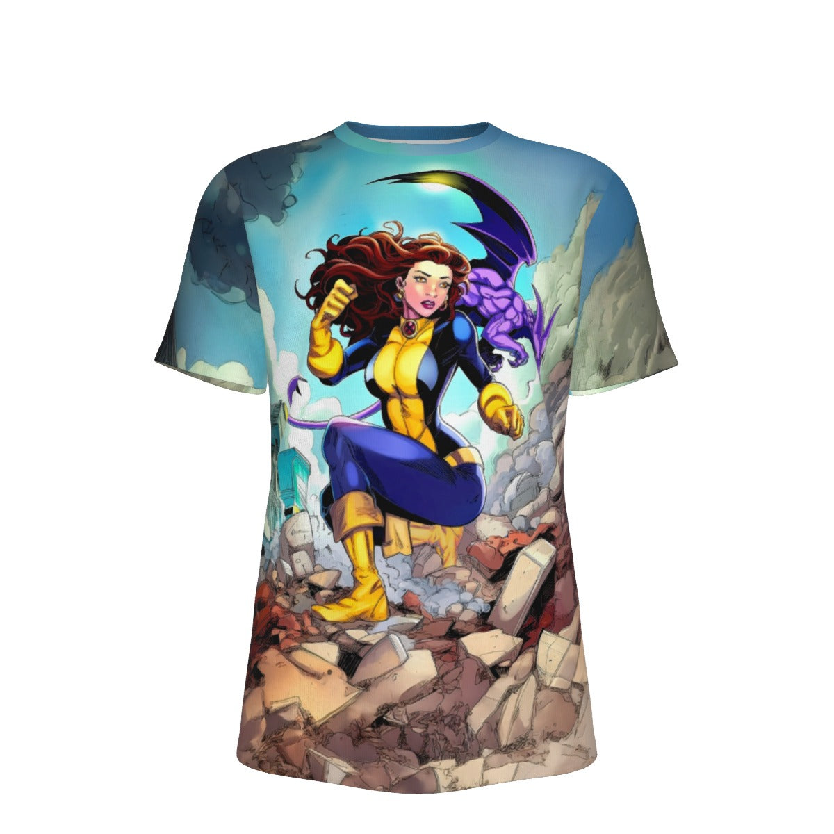 KITTY PRYDE LOCKHEED READY OVER PRINT SHIRT AND TANK TOP -ORIGINAL ART