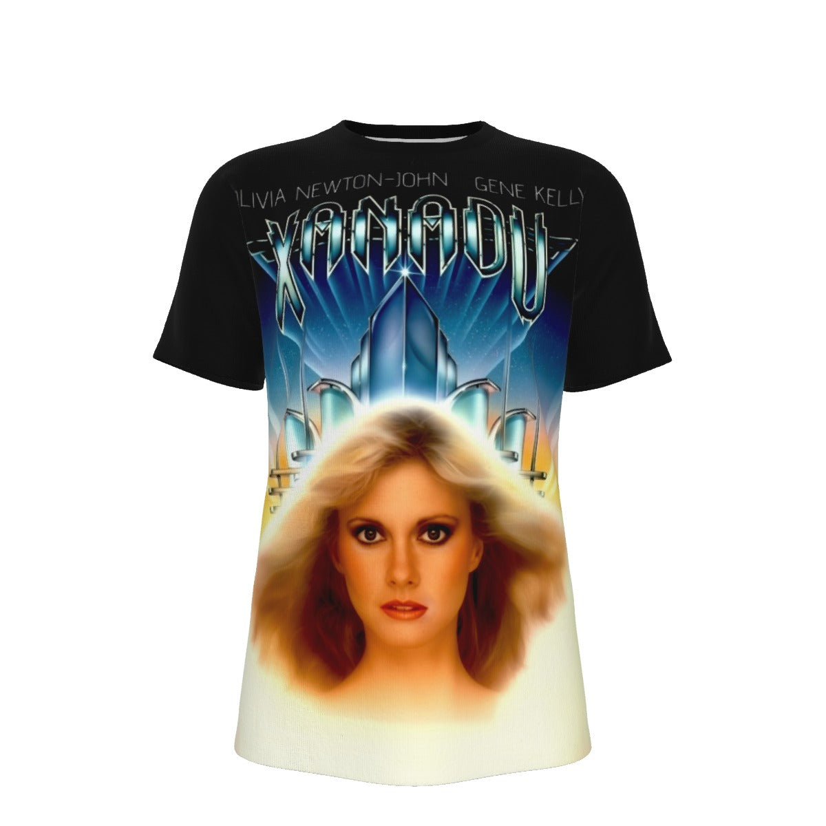 XANADU MOVIE POSTER OVER PRINT SHIRT AND TANK TOP