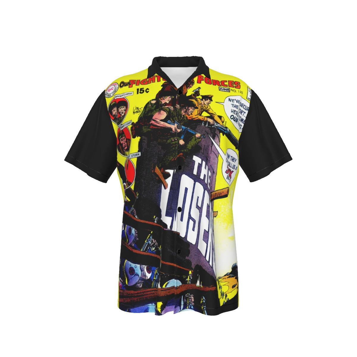 THE LOSER-OUR FIGHTING FORCES 123 OVER PRINT SHIRT & TANK - THE LOSERS