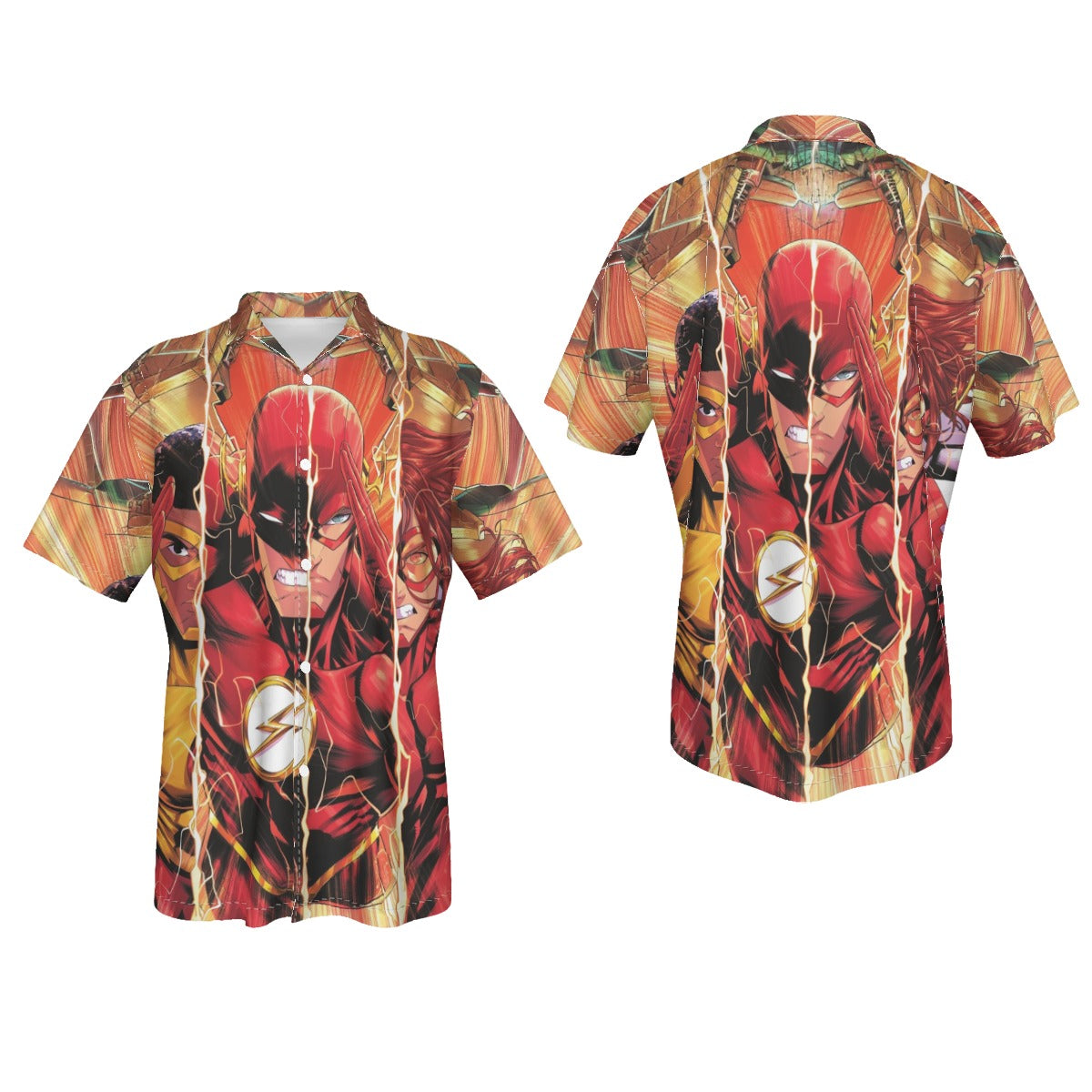 FLASH ONE MINUTE WAR All Over Print Shirt & Tank Top