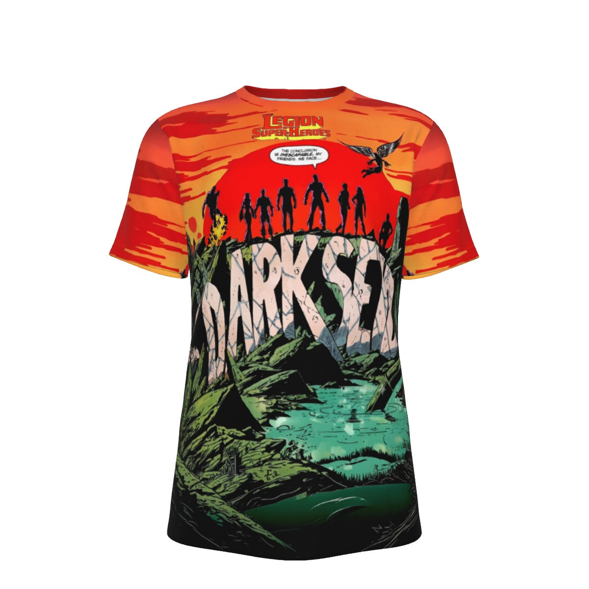 LEGION OF SUPERHEROES 294 SPLASH  All Over Print Shirt & Tank Top -THE GREAT DARKNESS SAGA (Copy)