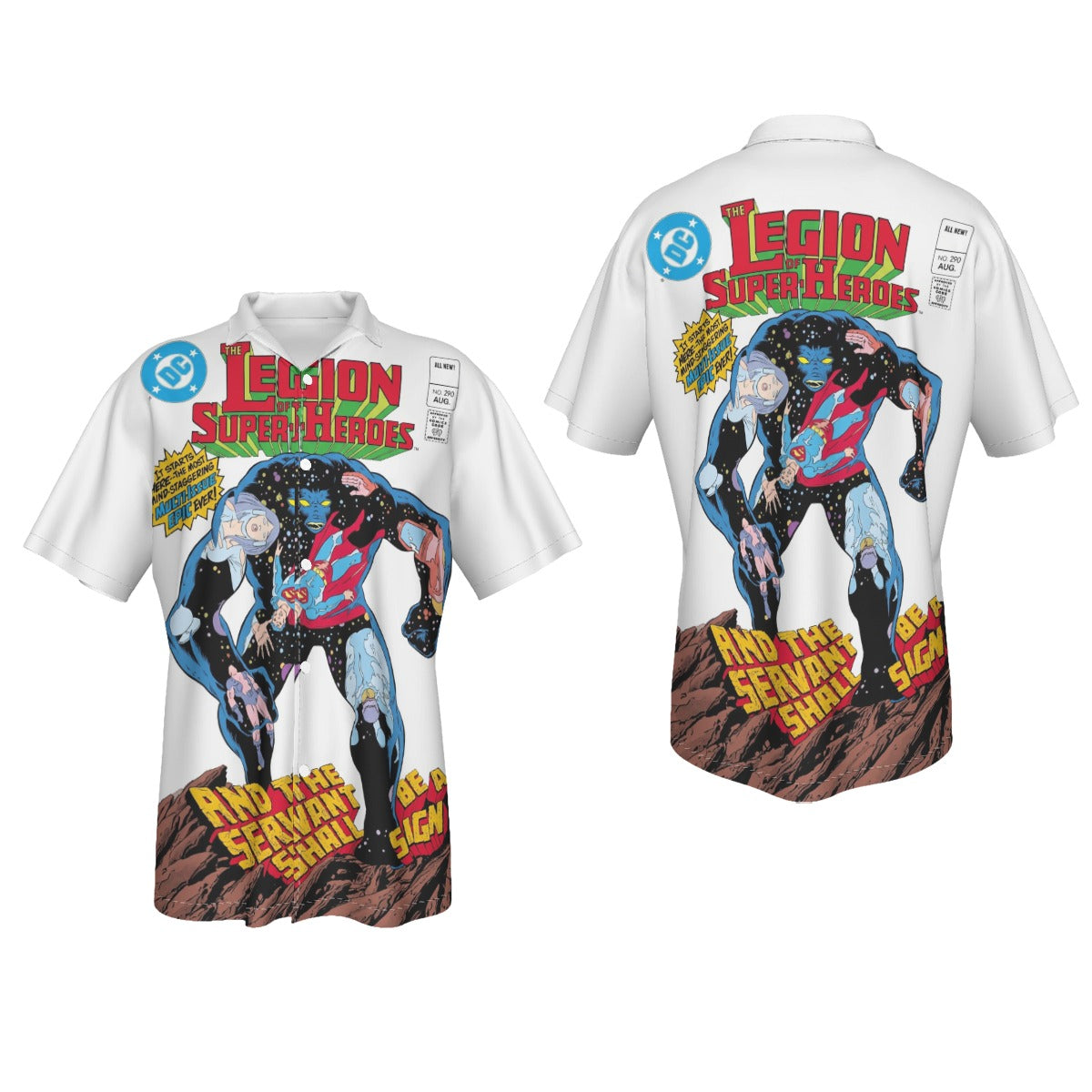 LEGION OF SUPERHEROES 290  All Over Print Shirt & Tank Top -THE GREAT DARKNESS SAGA