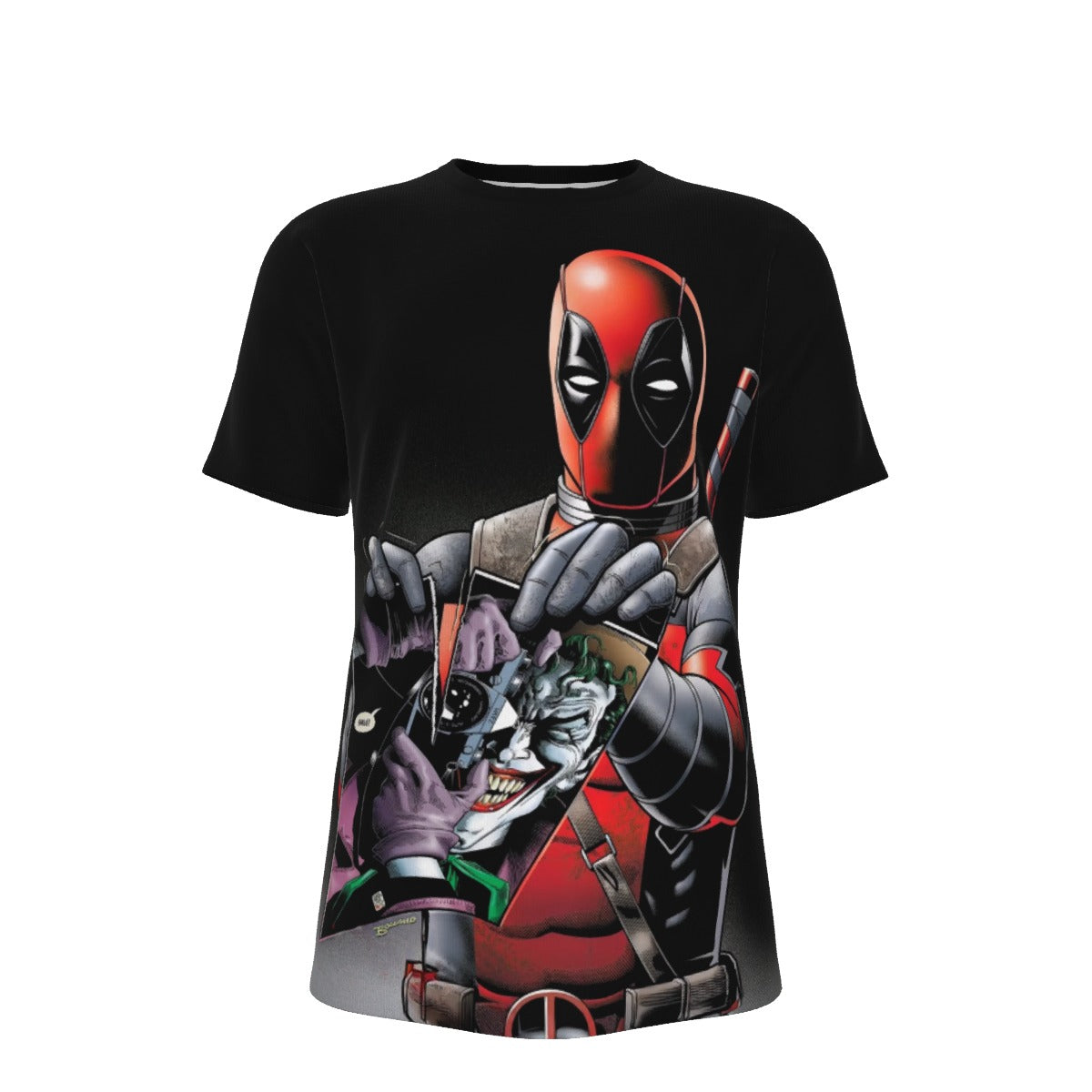 DEADPOOL JOKER RIP All Over Print Shirt & Tank Top - BRAIN BOLLAND ART