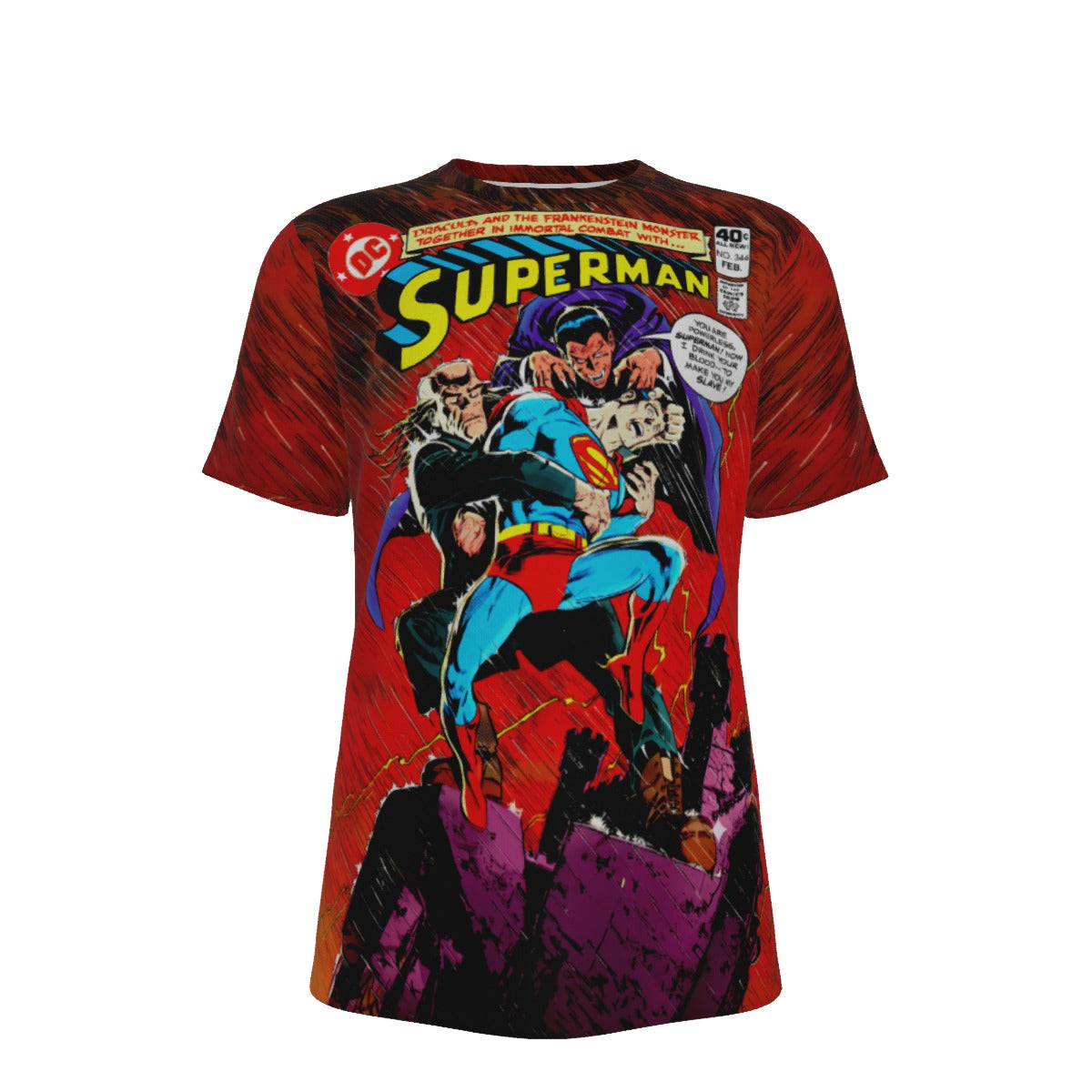 SUPERMAN 344 All Over Print Shirt & Tank Top  - ﻿Jose Luis Garcia-Lopez Art