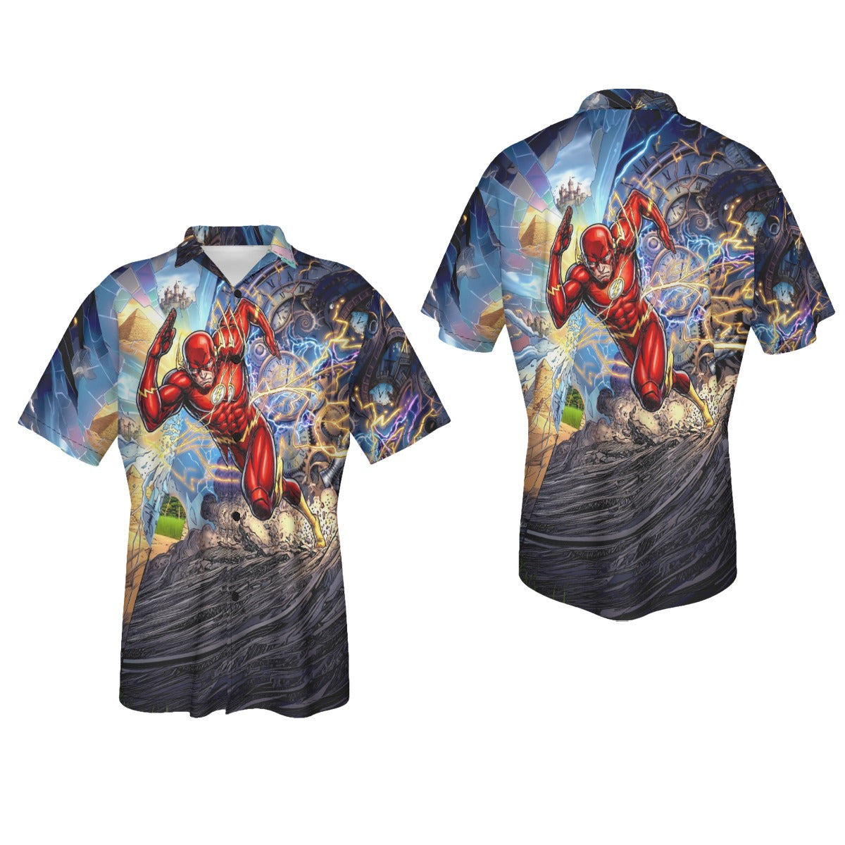 FLASH RUN THRU TIME All Over Print Shirt & Tank Top - ORIGINAL ART BY EKA