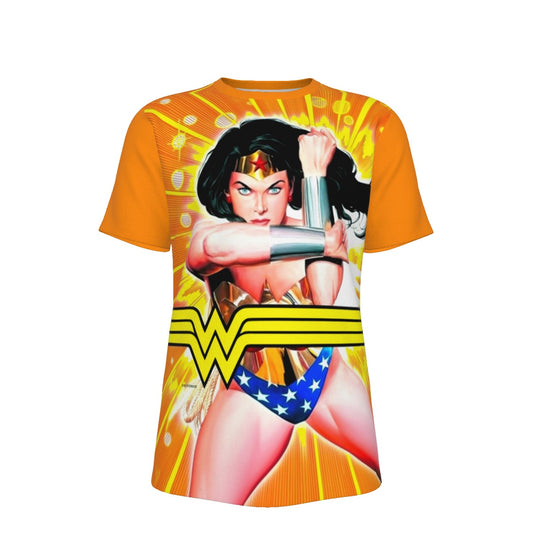 WONDER WOMAN HB POSTER ALL OVER PRINT SHIRT AND TANK TOP- ALEX ROSS ART