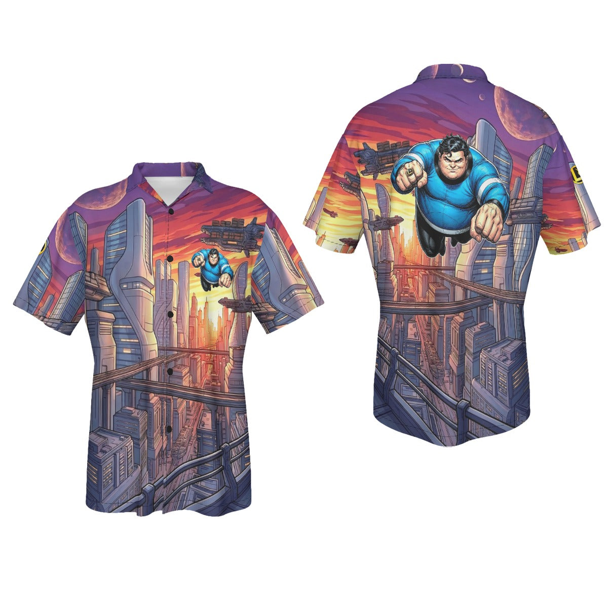 BOUNCING BOY RUSH ALL OVER PRINT SHIRT AND TANK TOP - ORIGINAL ART BY EKA