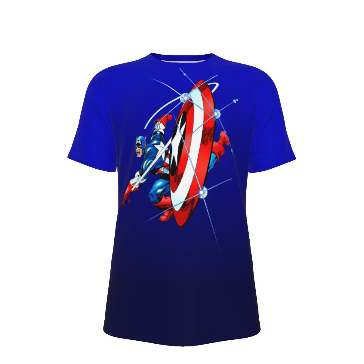 CAPTAIN AMERICA RED WHITE AND BOOM ALL OVER PRINT SHIRT AND TANK TOP