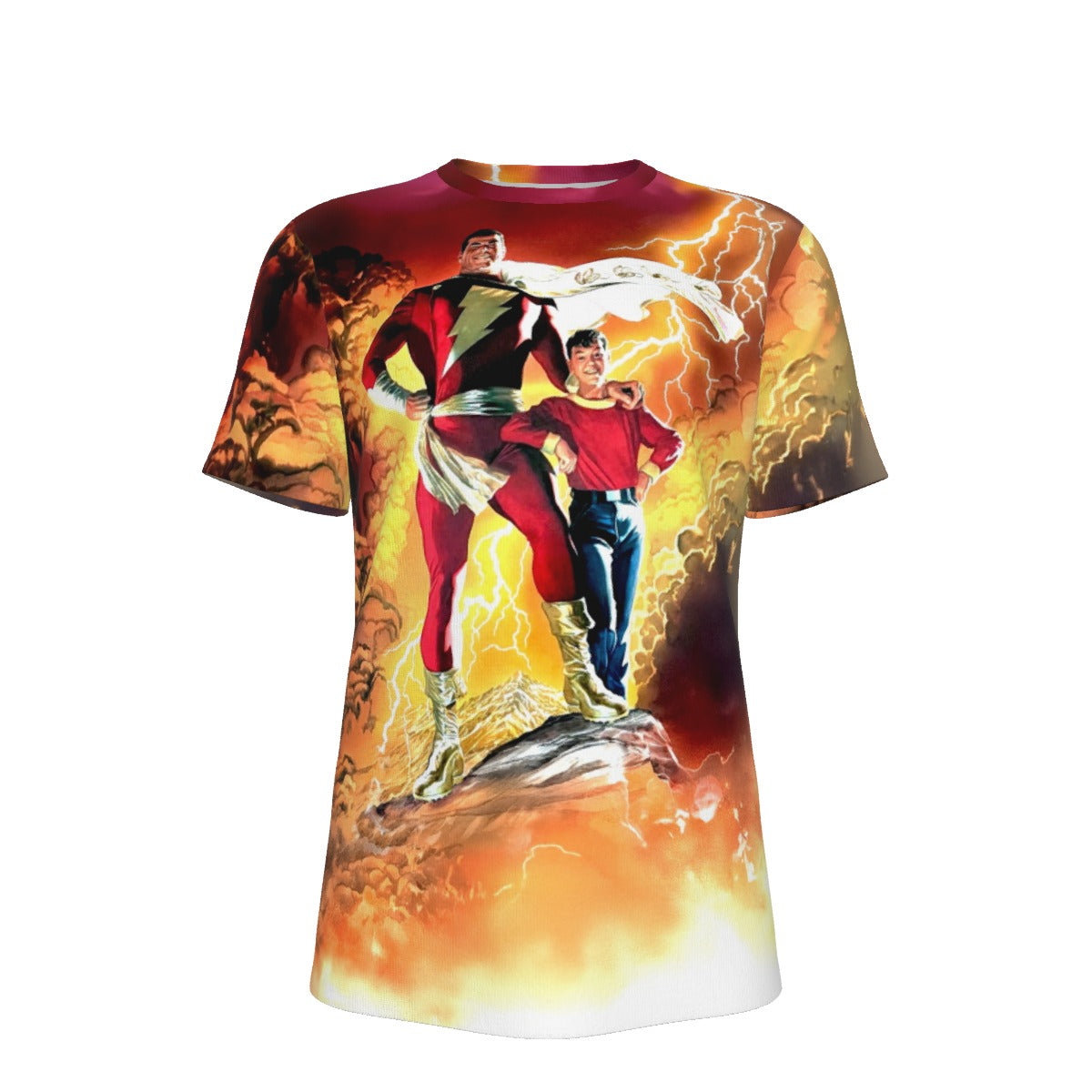 SHAZAM AND BILLY All Over Print Shirt & Tank Top - ALEX ROSS ART