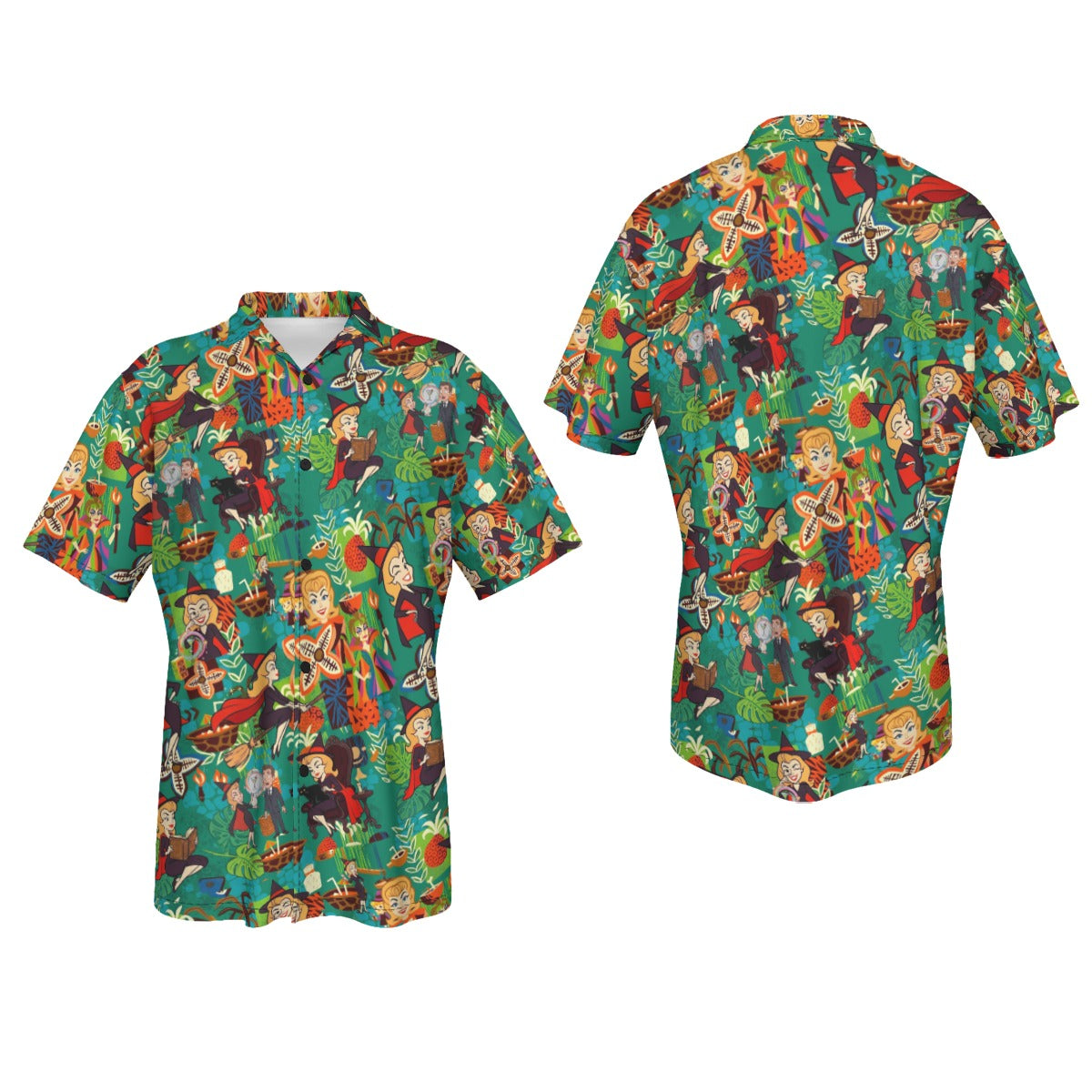 BEWITCHED TIKI HAWAIIAN All Over Print Shirt & Tank Top- ORIGINAL ART BY EKA