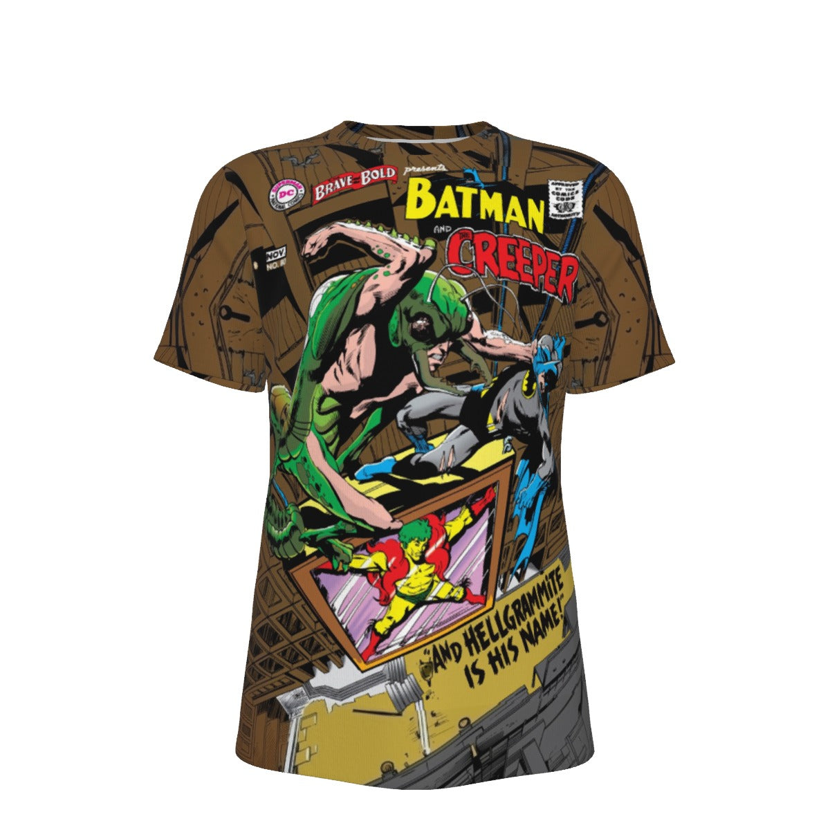 BRAVE AND THE BOLD 80 All Over Print Shirt &amp; Tank Top-CREEPER